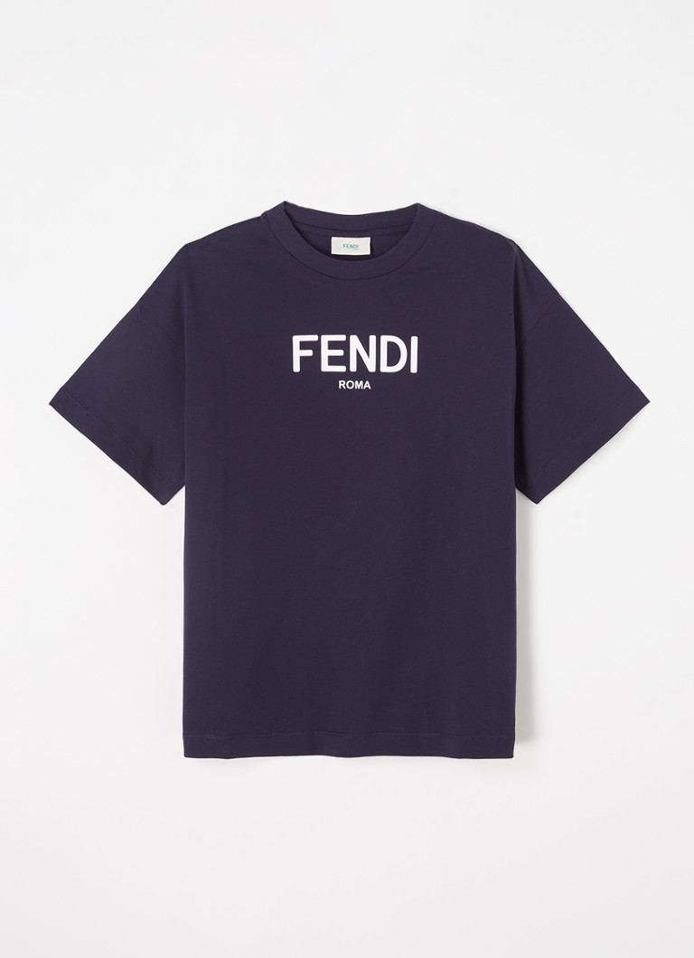 Camiseta Fendi com estampa do logotipo
