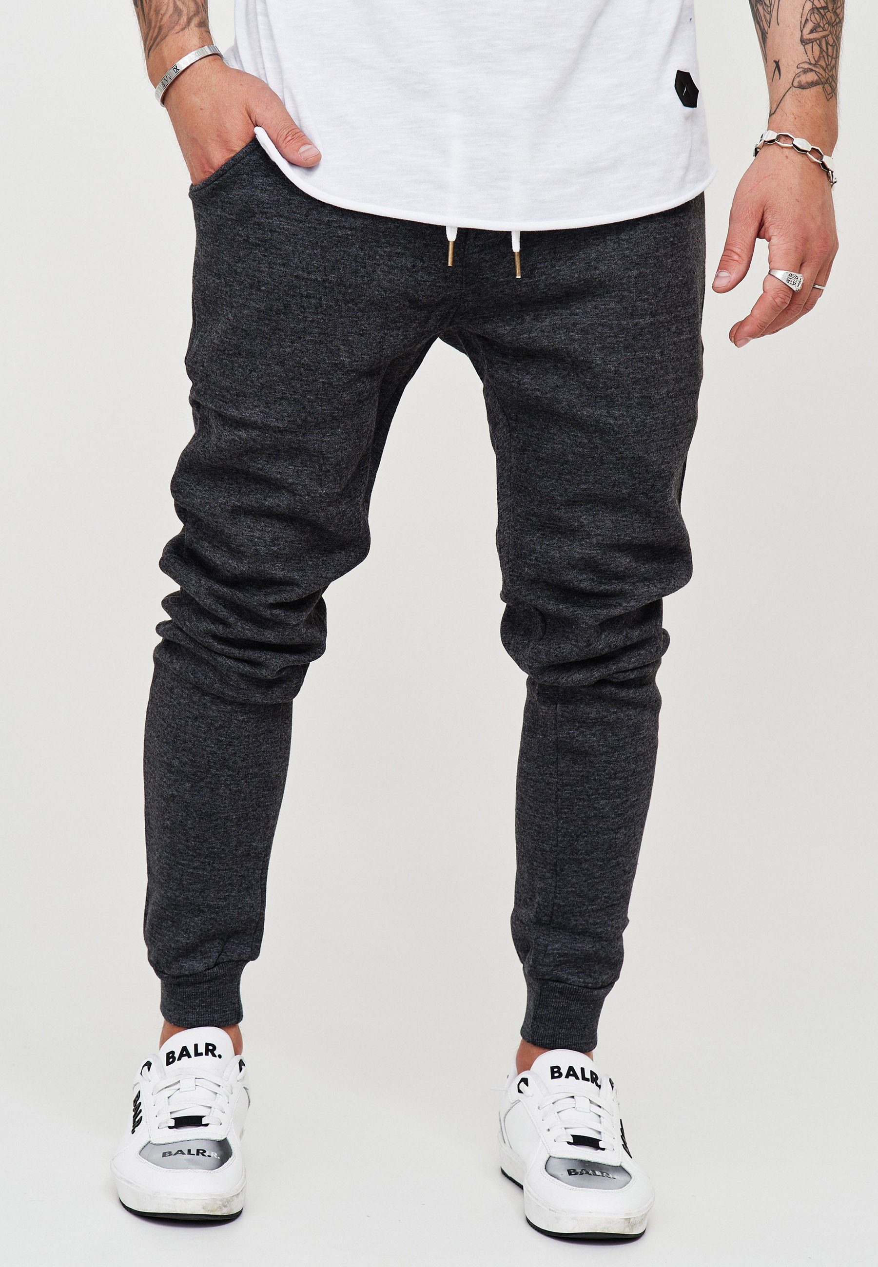 behype Sweathose JOGGERY im modernen Slim Fit-Schnitt