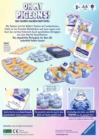 Oh my Pigeons! - Kartenspiel ab 8 Jahren