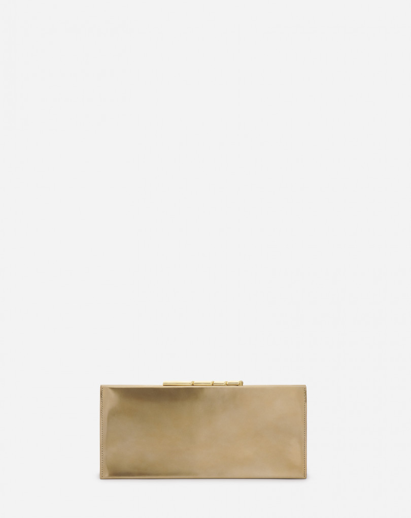 SAC POCHETTE SEQUENCE BY LANVIN EN CUIR MÉTALLISÉ