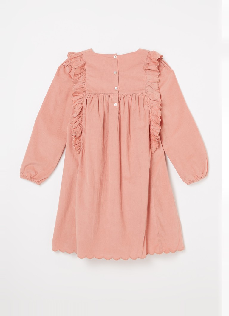 MarMar COPENHAGEN Dorvina corduroy midi dress with embroidery