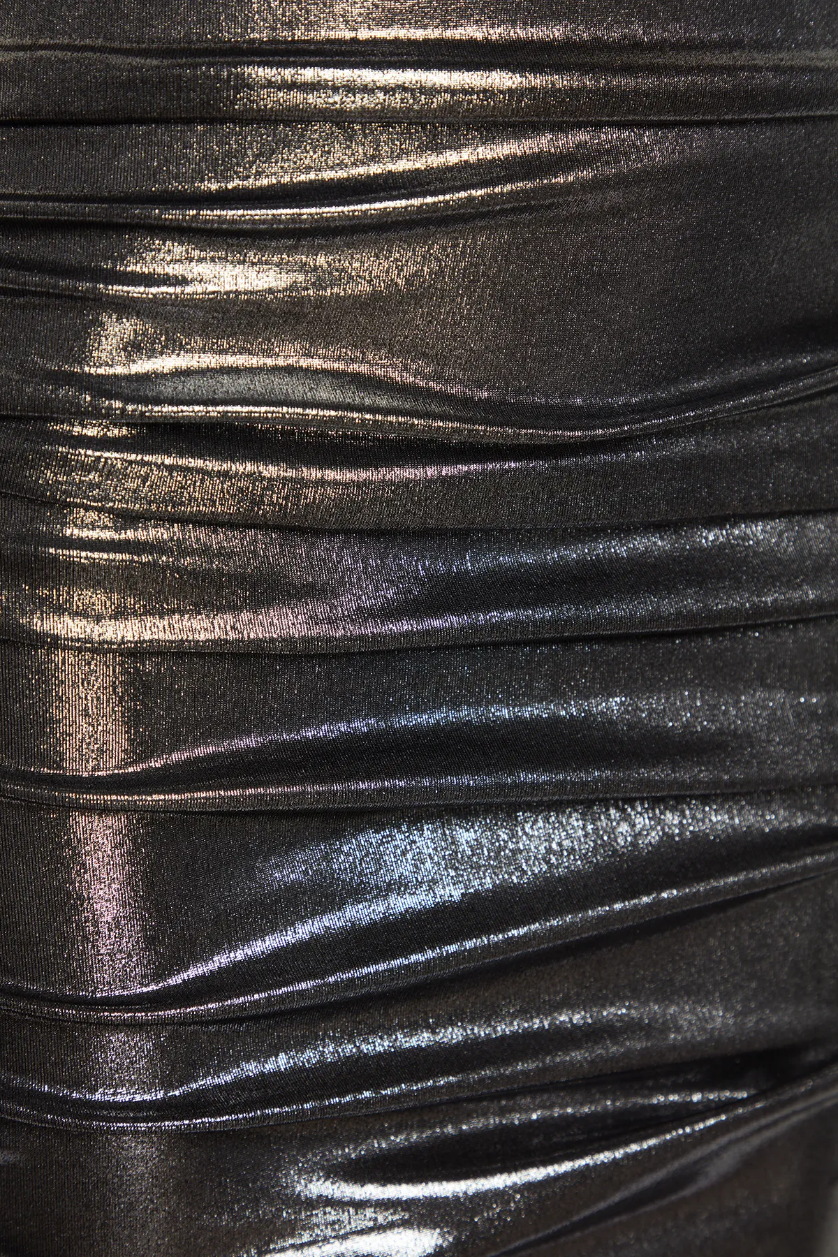 Trendyol Collection  Anthrazitfarbener Rock im Metallic-Look TPRAW24ET00019