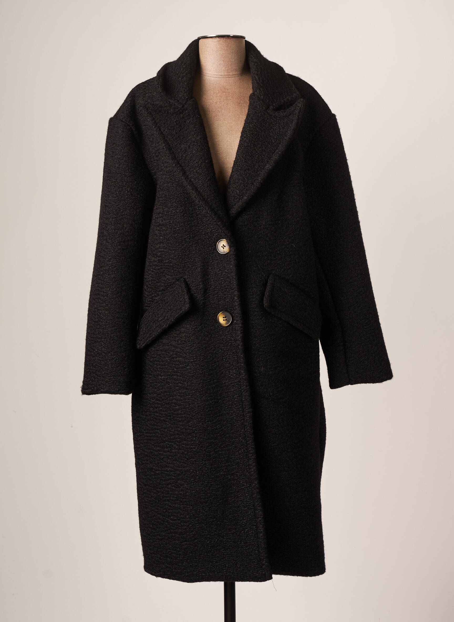 Made In Italy Manteaux Longs Femme couleur noir