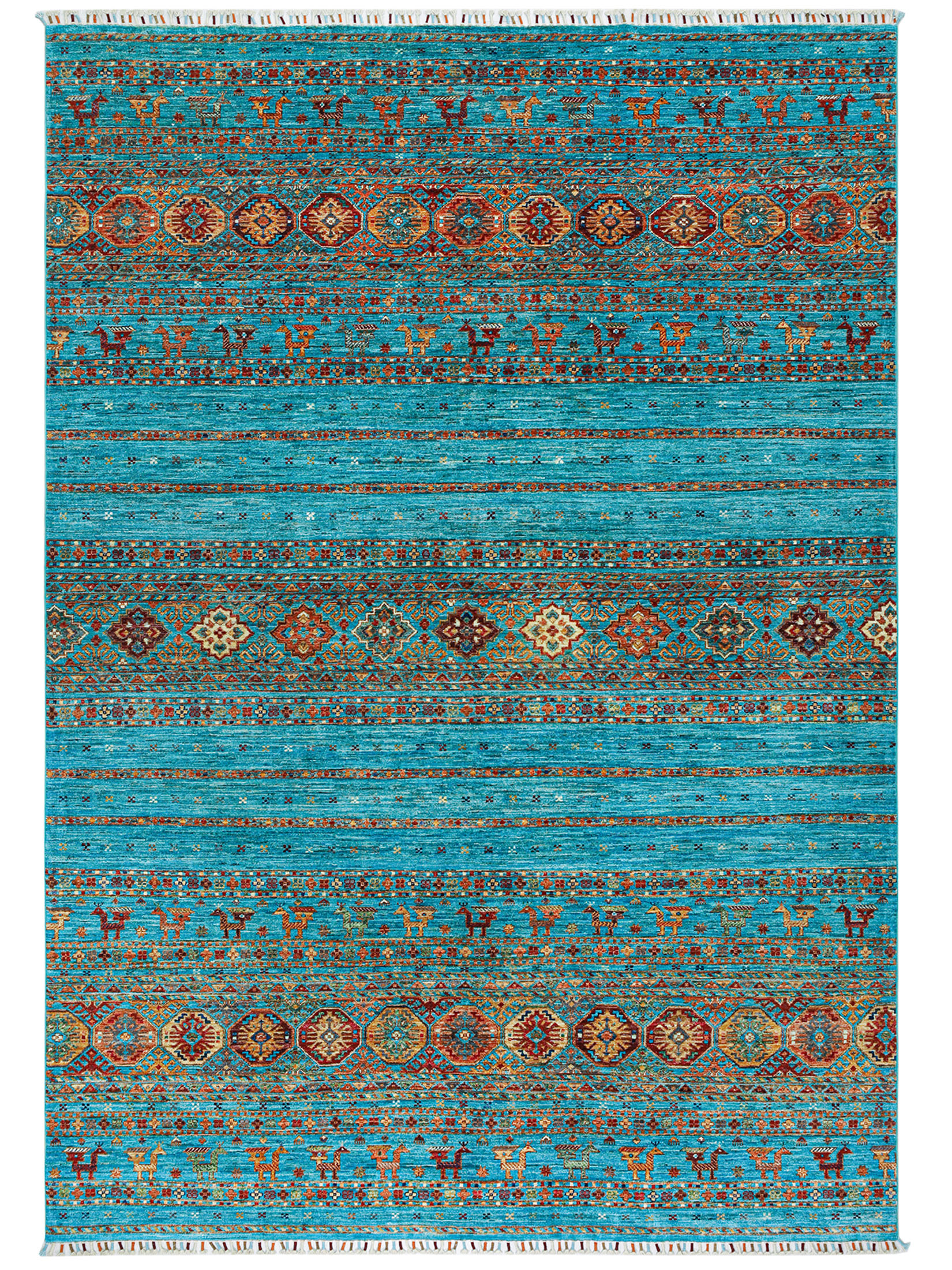 Chobi Schal ca. 210 x 306 cm, Unikat / Einzelstück