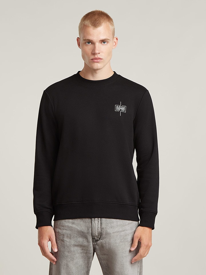 G-Star Sweatshirt in Schwarz günstig kaufen