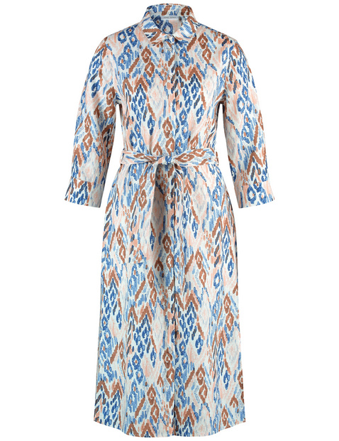 Leinenkleid mit Taillenband