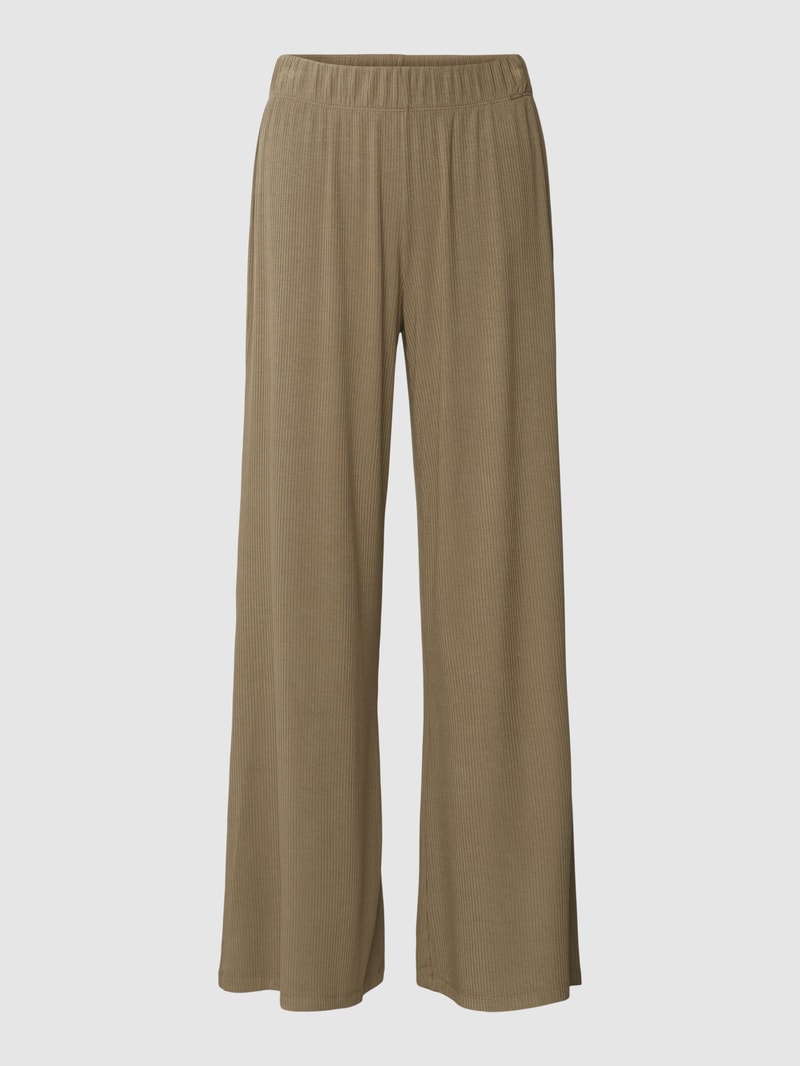 Pyjama-Hose mit Label-Detail in olivgrün
