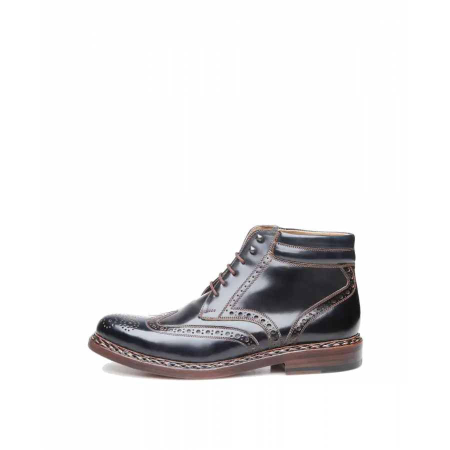 Heinrich Dinkelacker - Stiefeletten BUDA FULL-BROGUE C Cordovan - schwarz