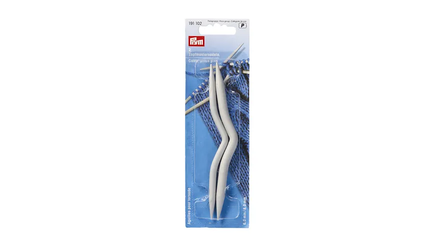 Prym Zopfmusternadeln Stärke 6 und 8