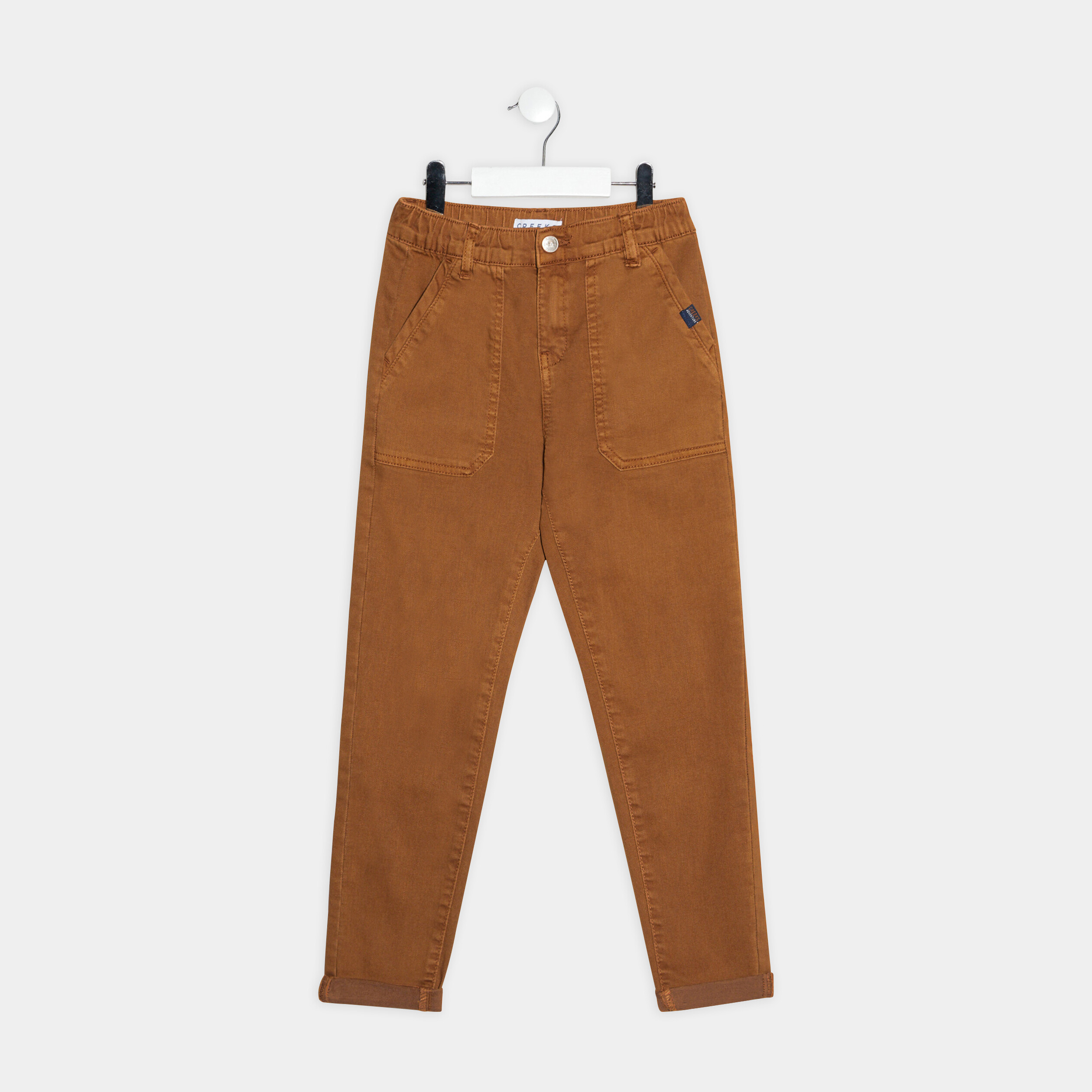 Pantalon droit Creeks camel garçon | La Halle