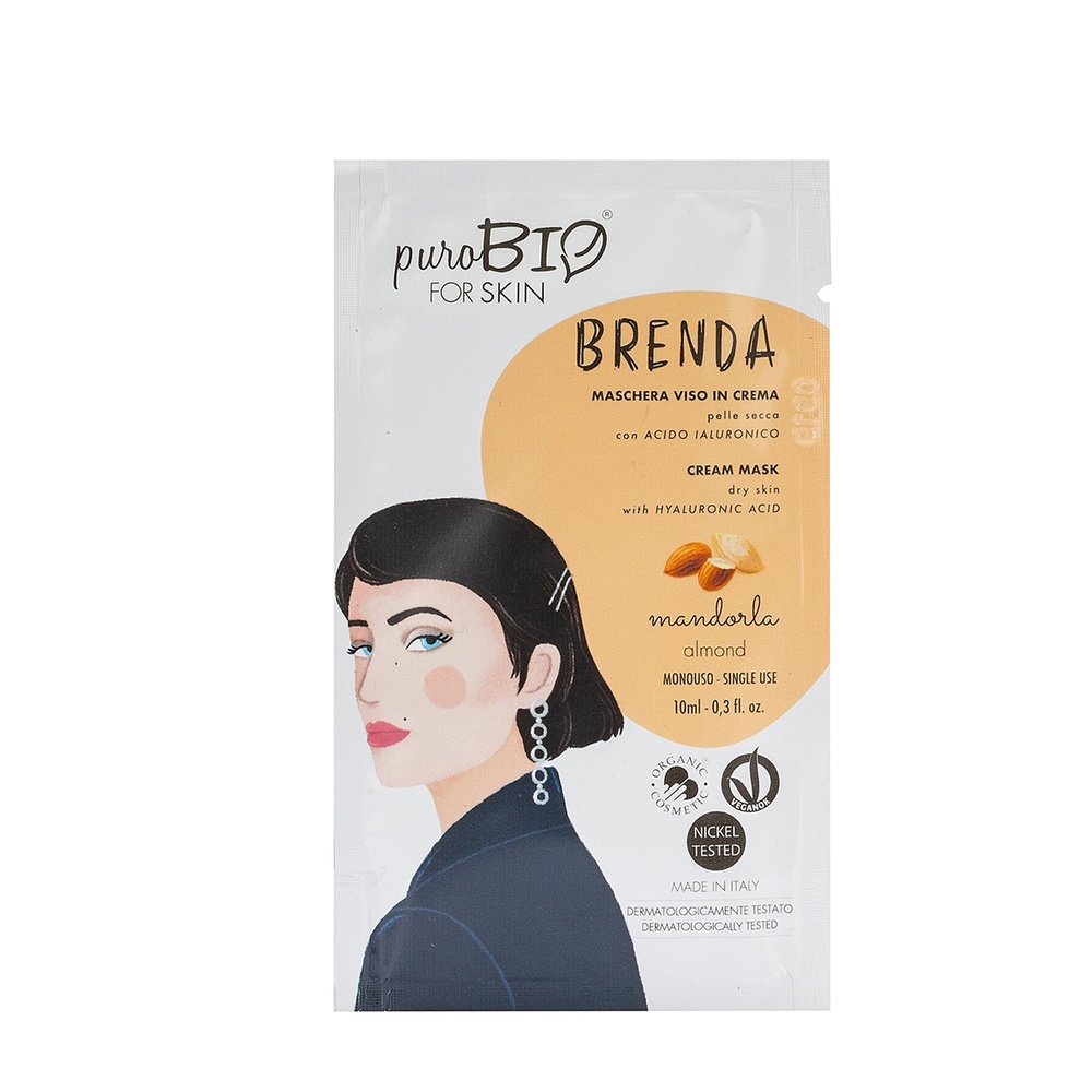 Purobio BRENDA - Masque crème Peau normale, sèche ou mature - AMANDE