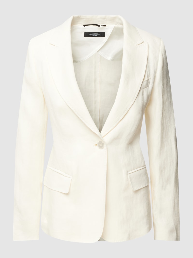 Blazer mit Reverskragen Modell 'NALUT' in weiß