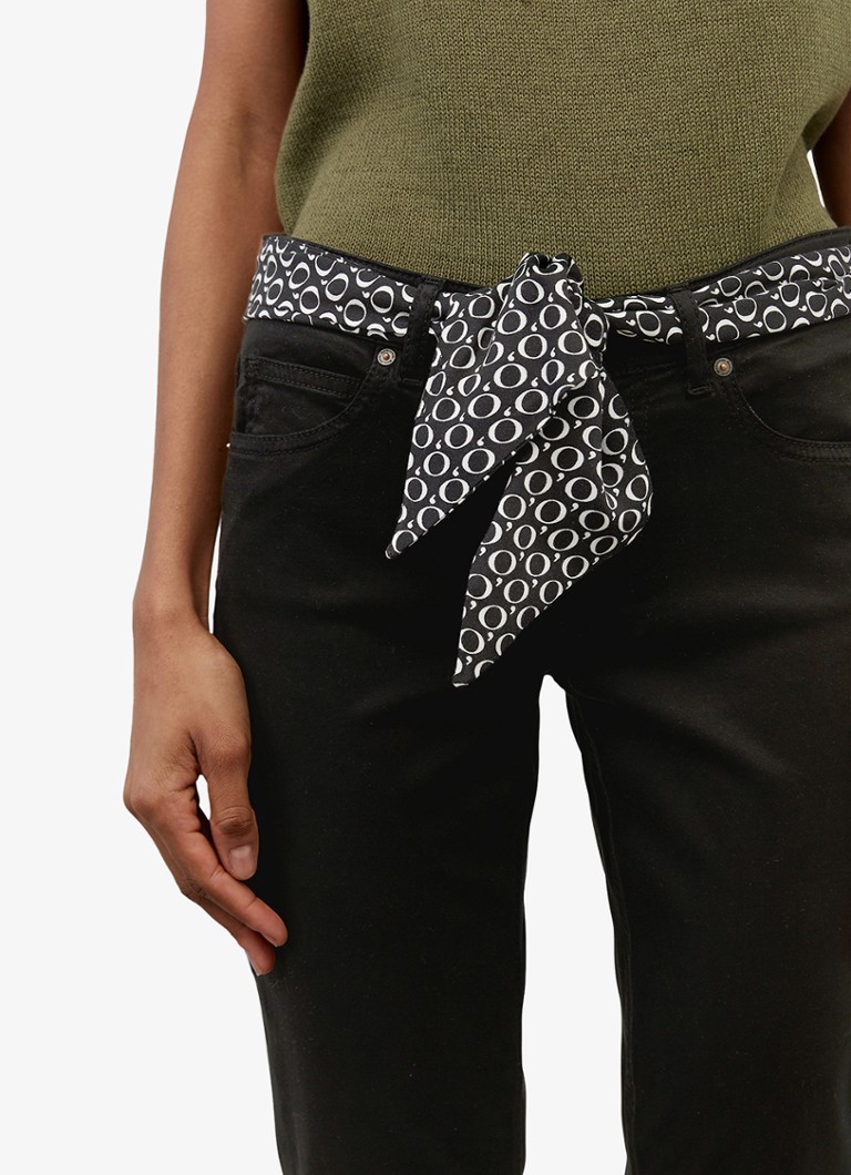 Chino Marc O'Polo taille mi-haute coupe slim en mélange de lyocell avec poches latérales