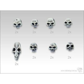 Totenschädel-Set (16)