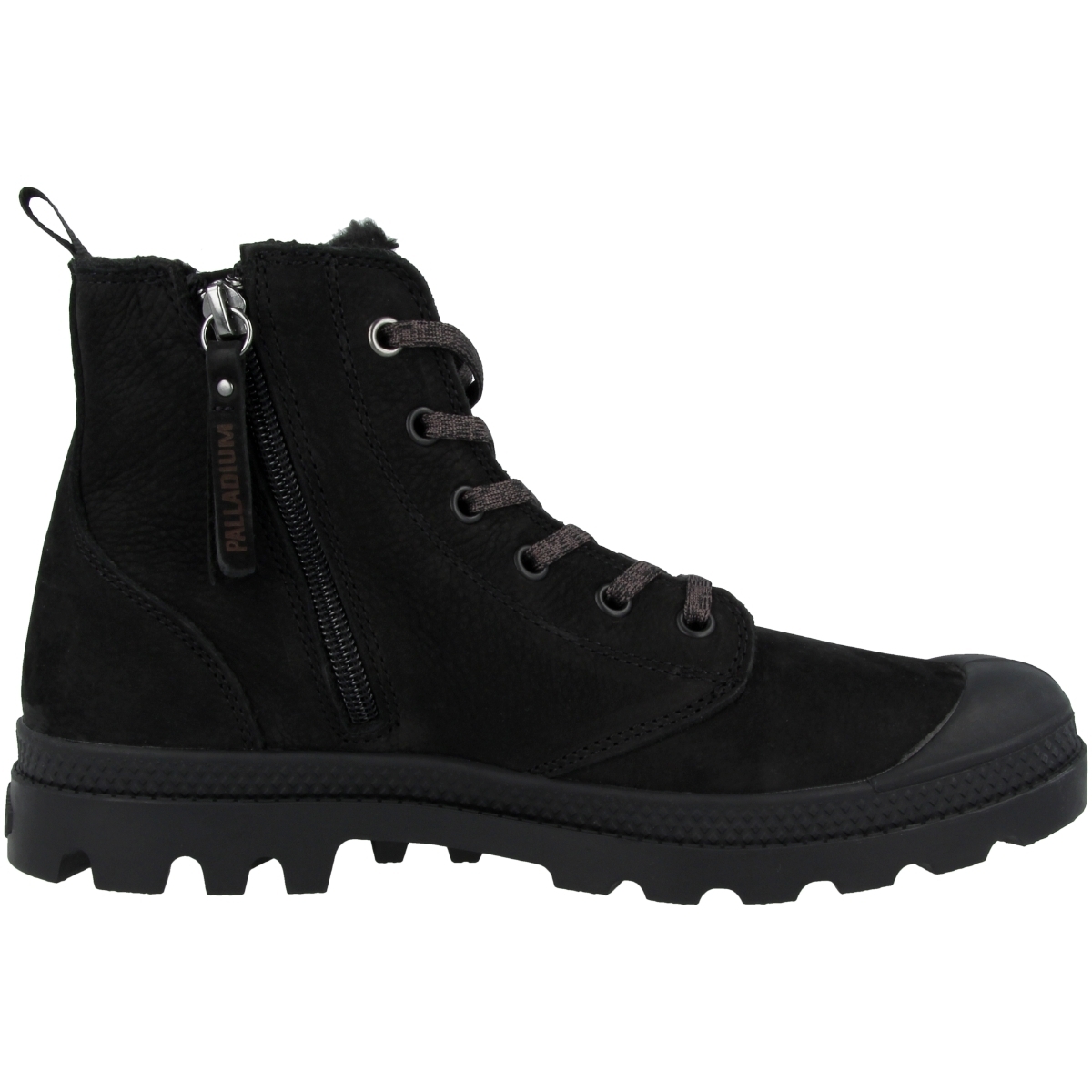 Palladium Pampa Schnürboots schwarz
