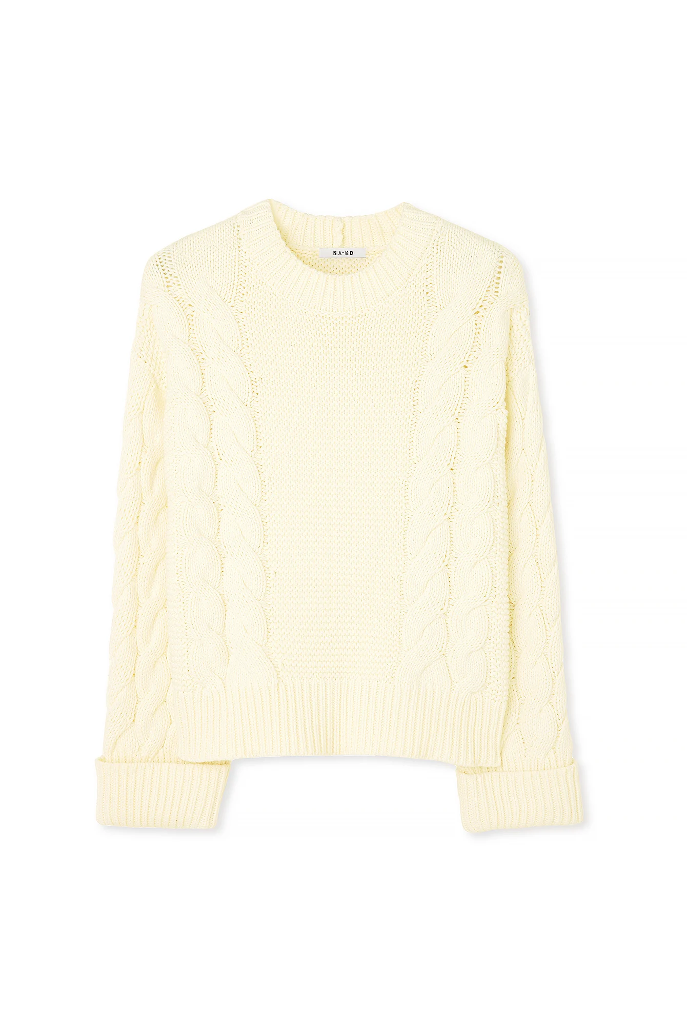 Oversized-Strickpullover mit Zopfmuster