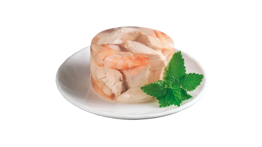 GimCat Katzennassfutter ShinyCat in Jelly Hühnchen mit Garnelen 70 g