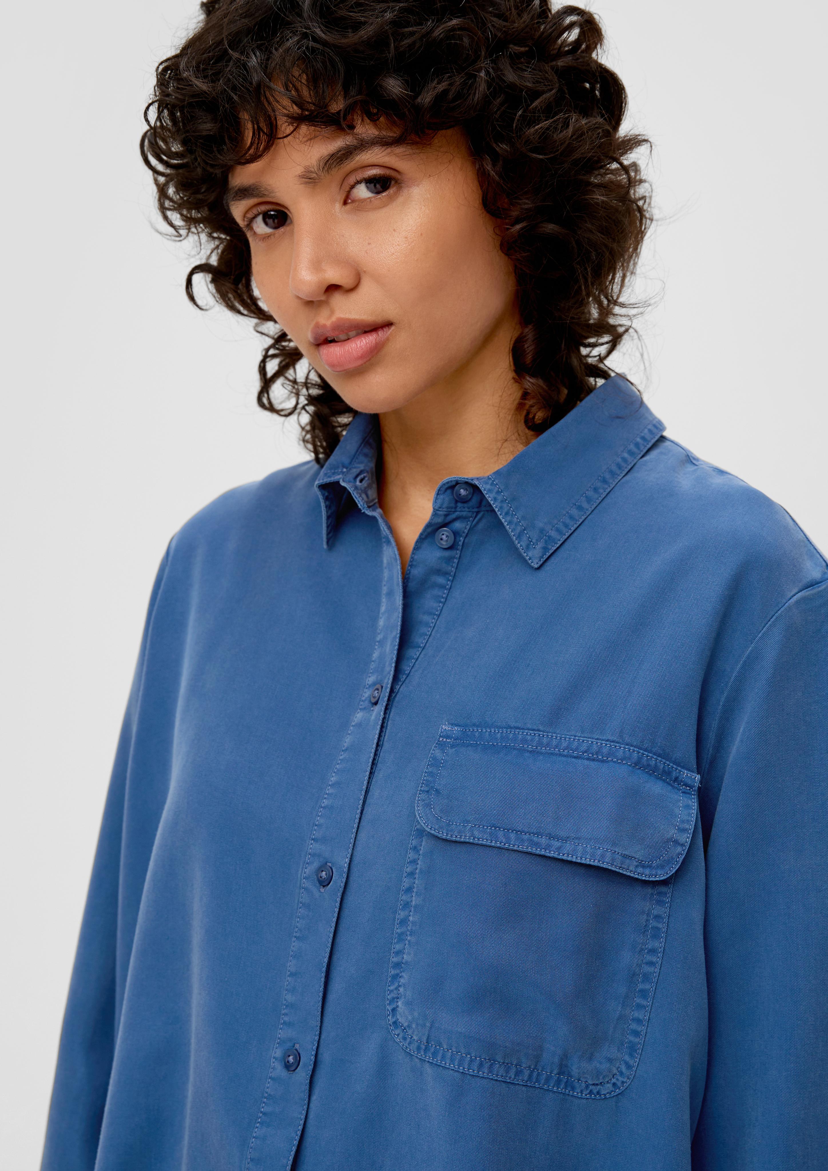 Oversize-Bluse aus Lyocell  2136215-5722