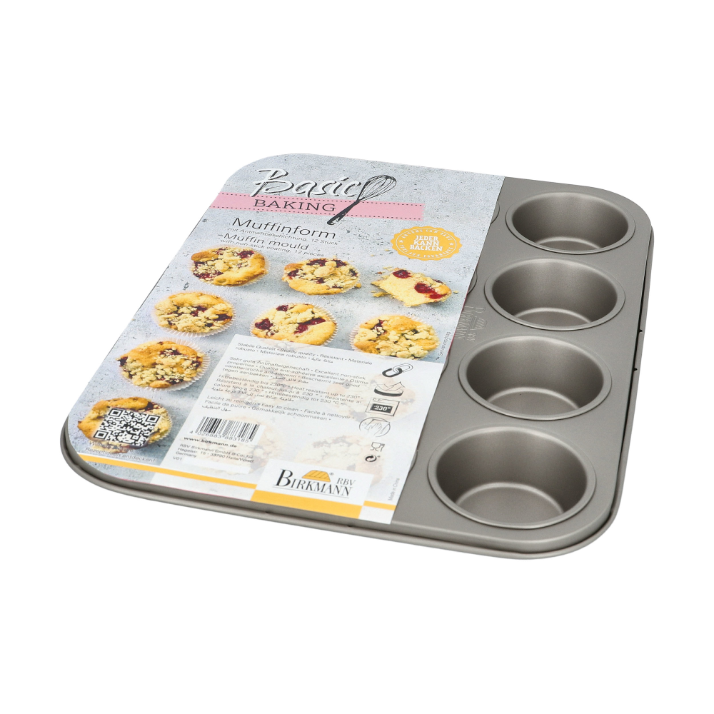 Muffinform Basic Baking 12-fach