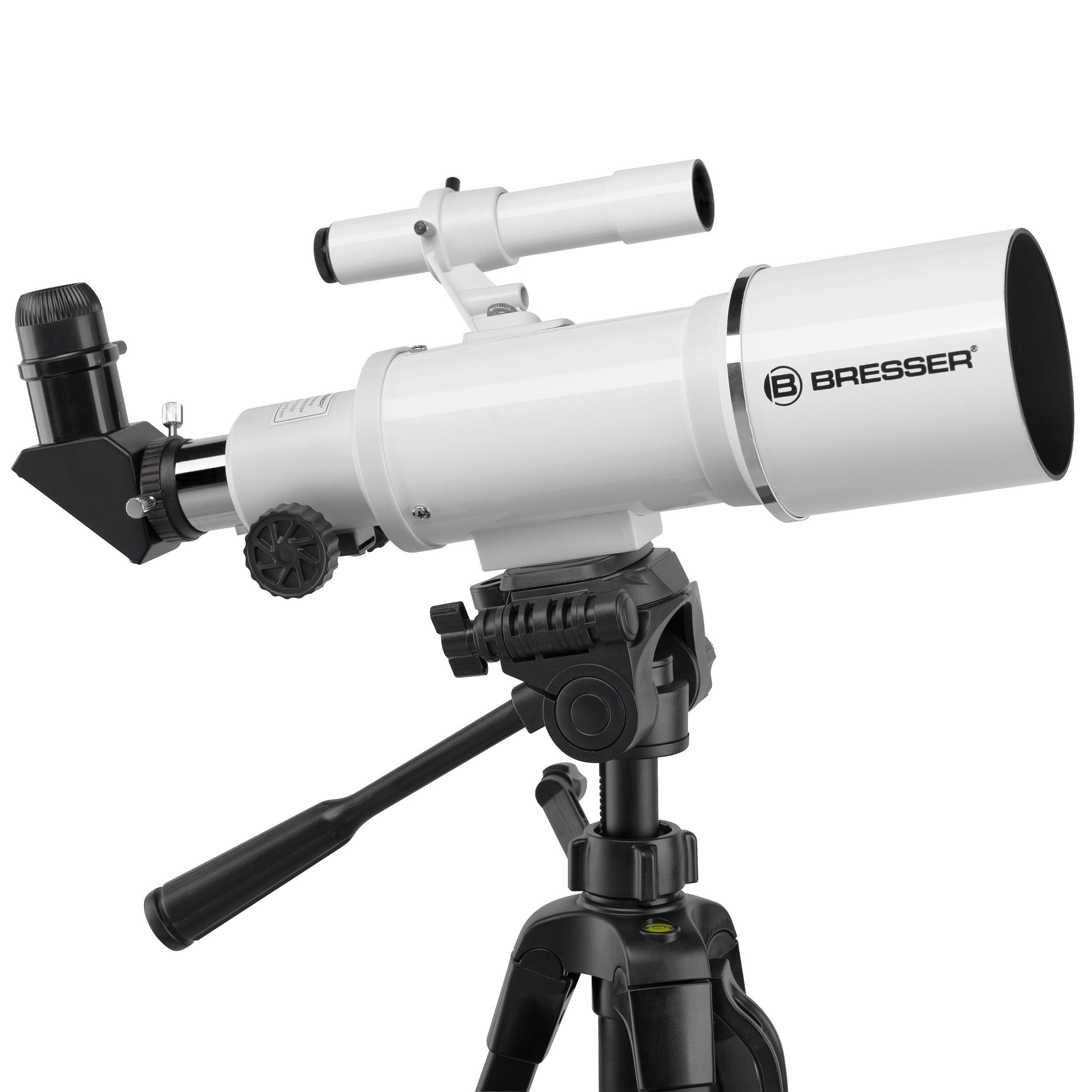 BRESSER Teleskop Classic 70/350 Linsen mit Buch ''Julius forscht im Weltall''