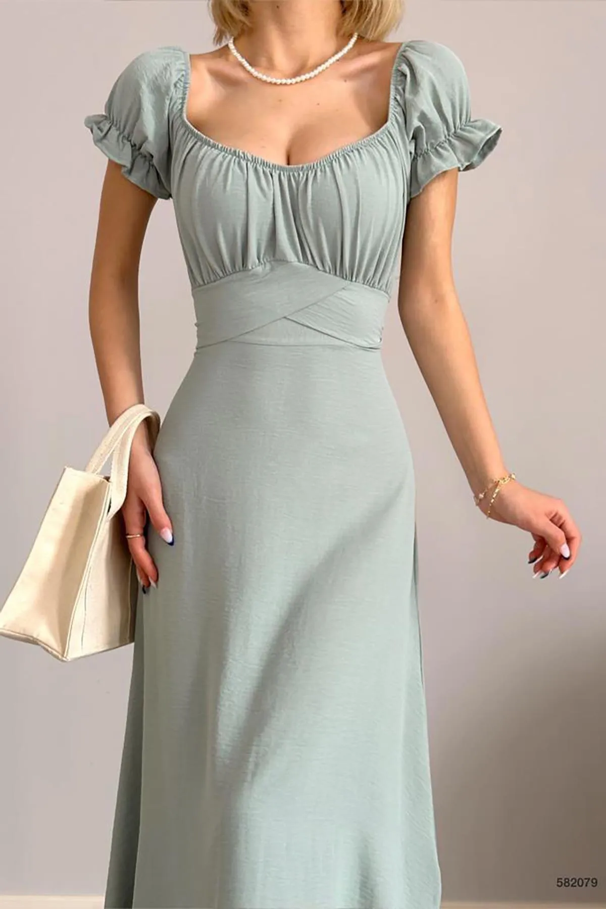 Deafox  Kleid - Grün - A-Linie
