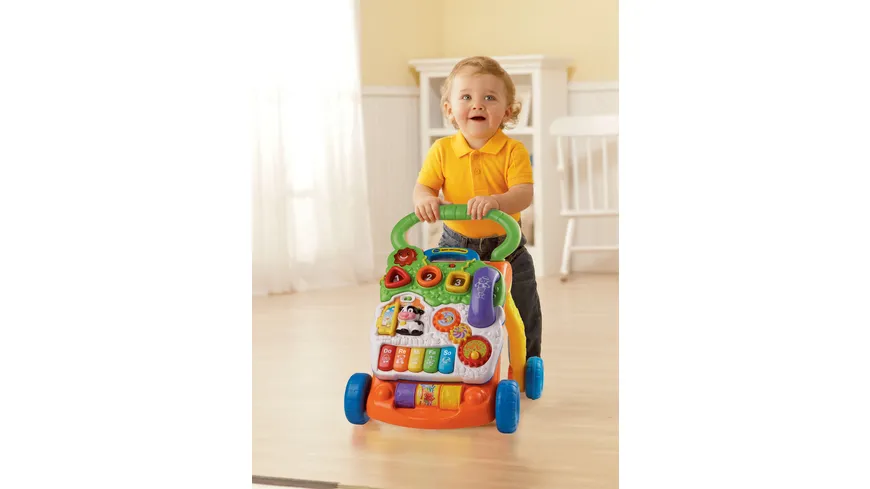 VTech Baby - Spiel- und Laufwagen orange