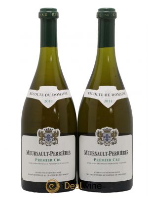 Meursault 1er Cru Perrières Château de Meursault  2011 - Lot de 2 Bouteilles