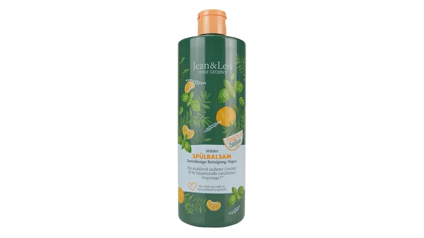 Jean&Len Spülbalsam Mandarine/Basilikum 500 ml
