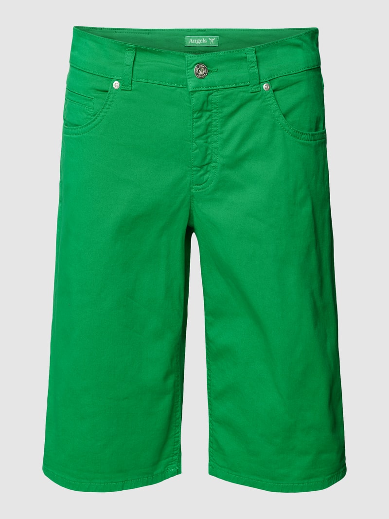 Bermudas im 5-Pocket-Design in grün