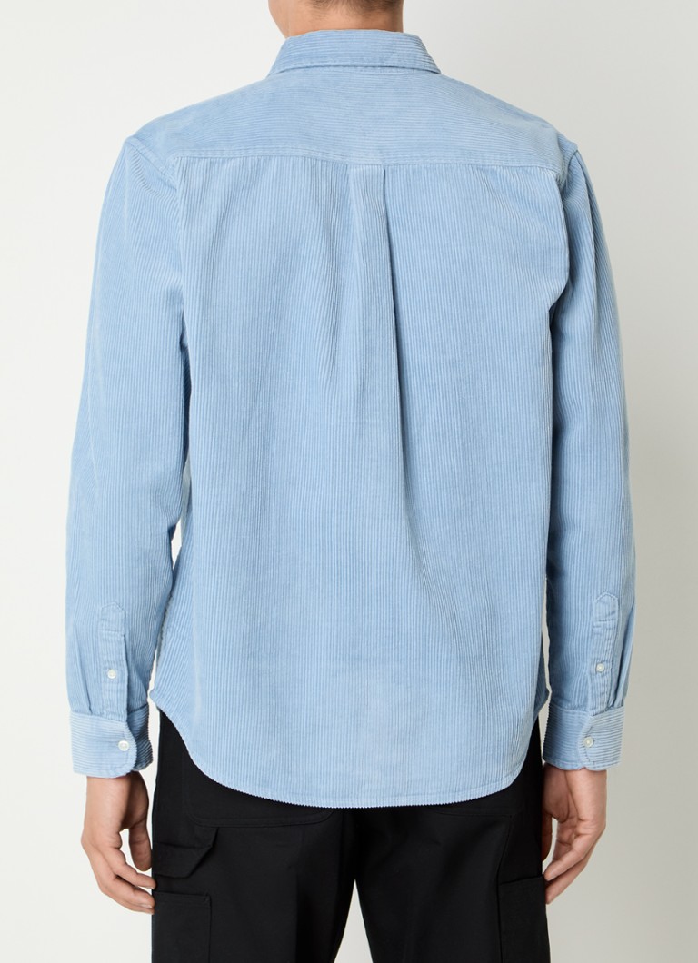 Carhartt WIP Majica regular fit iz korduroja z vezenim logotipom