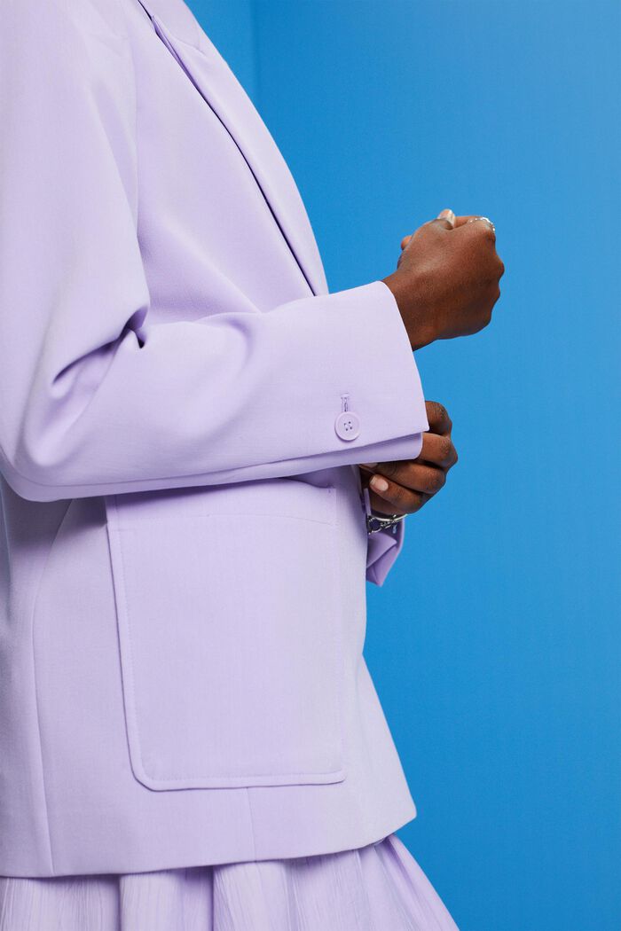 Doppelreihiger Crêpe-Blazer
