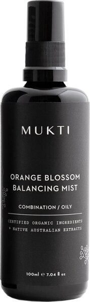 Mukti Organics Orange Blossom Balancing Mist Gesichtswasser