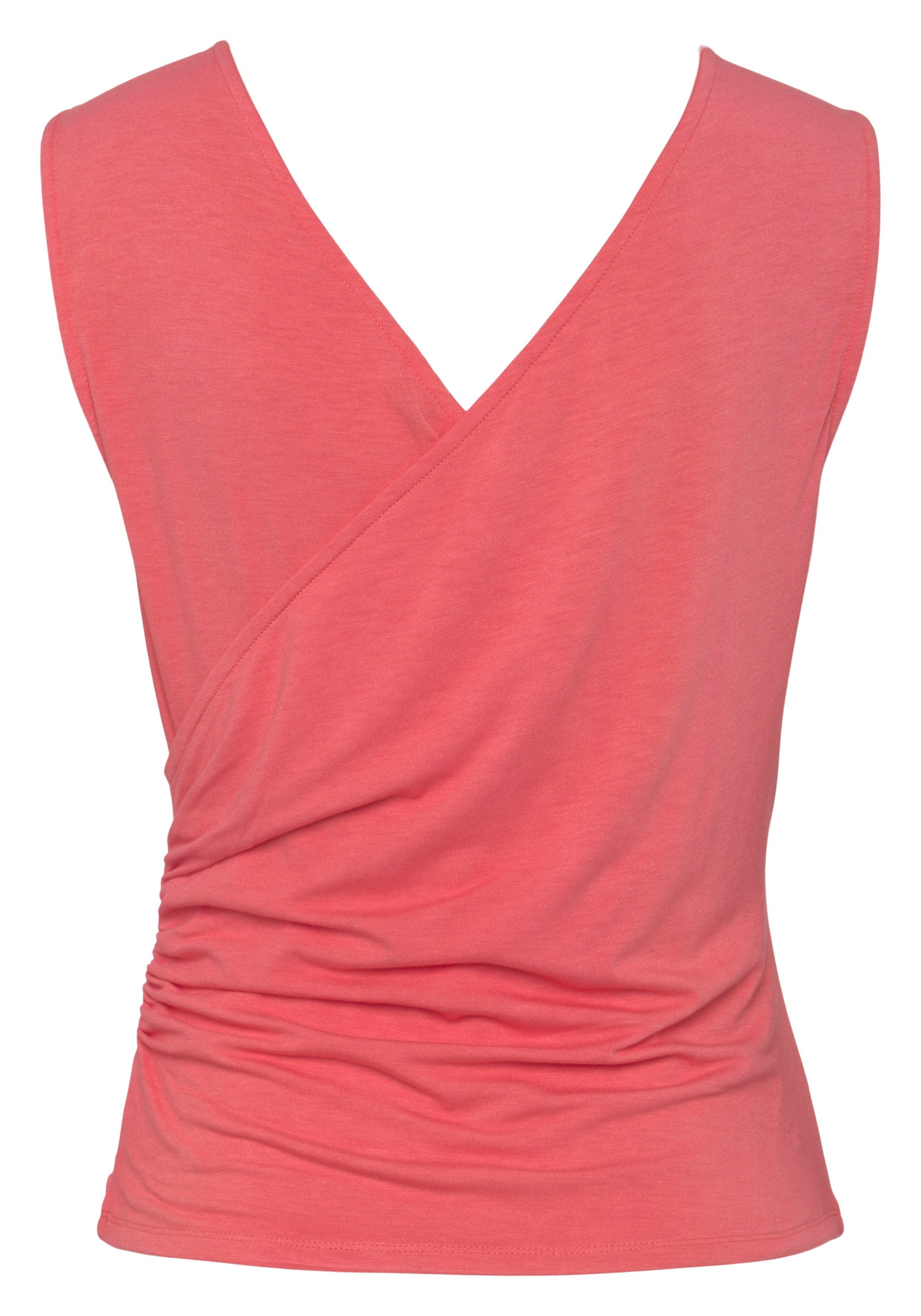 LASCANA Tanktop mit Wickeloptik