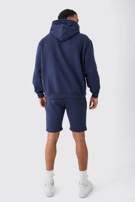 Mittellange Slim-Fit Jersey-Shorts