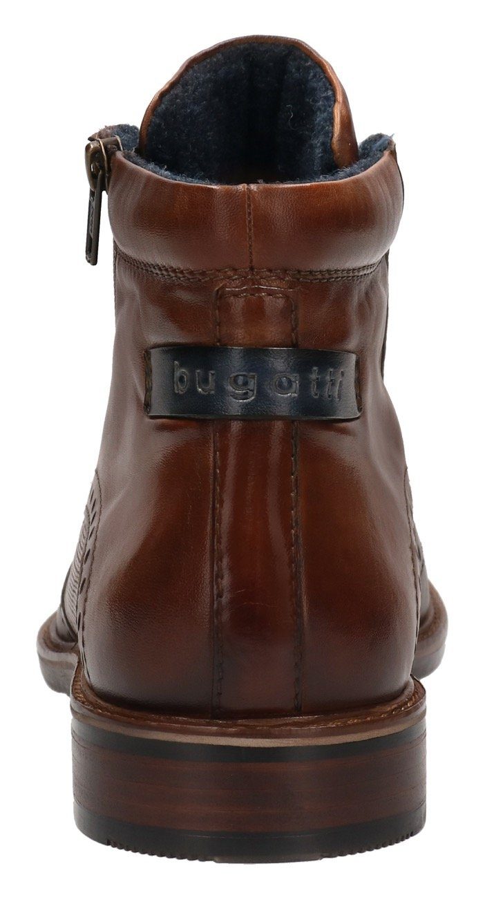 bugatti Schnürstiefelette mit komfortabler Innensohle