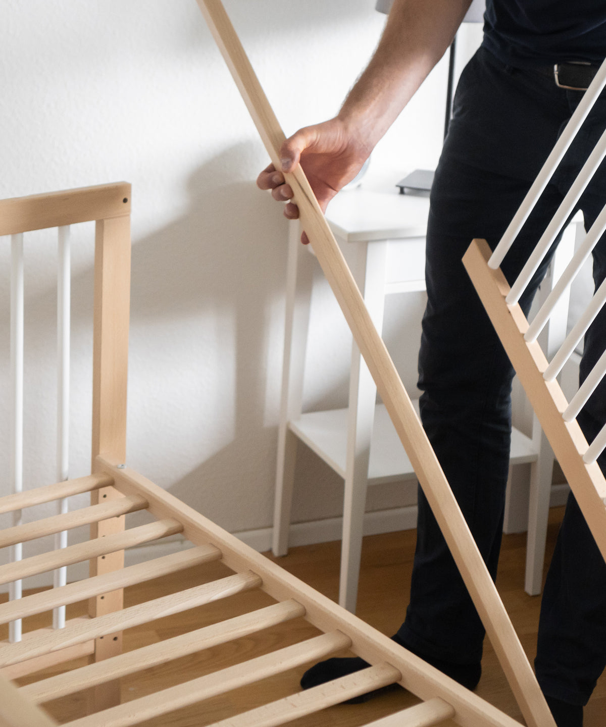Babybett Pur Natur-Weiß