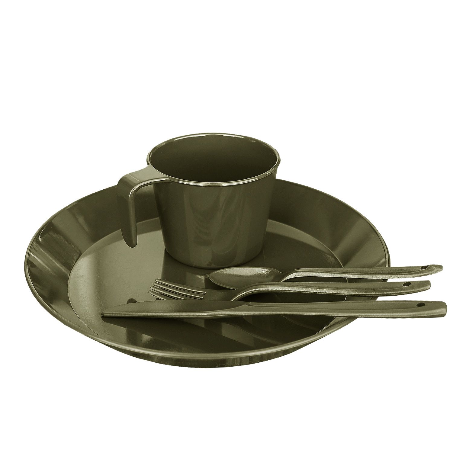 Camping Set Kunststoff 5-teilig