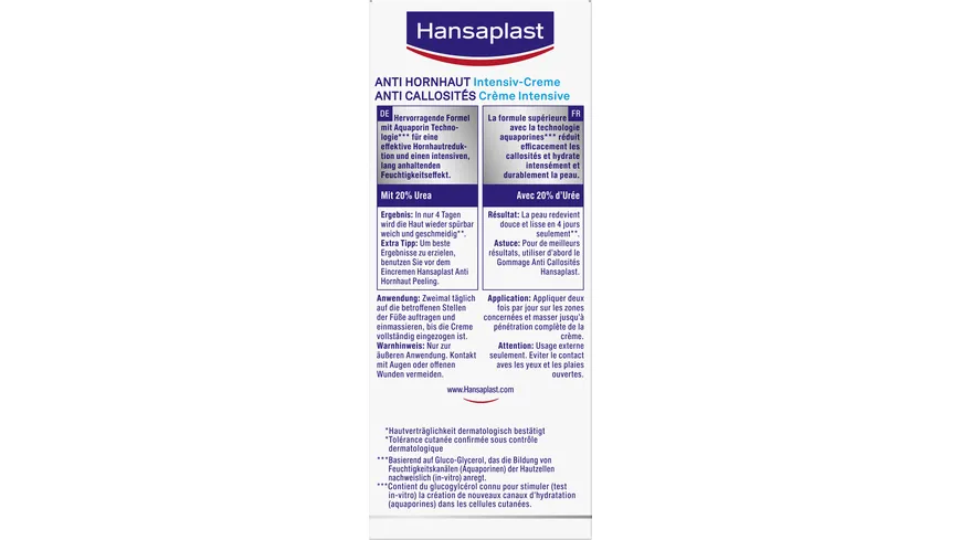 Hansaplast Anti Hornhaut Intensiv-Creme 75 ml