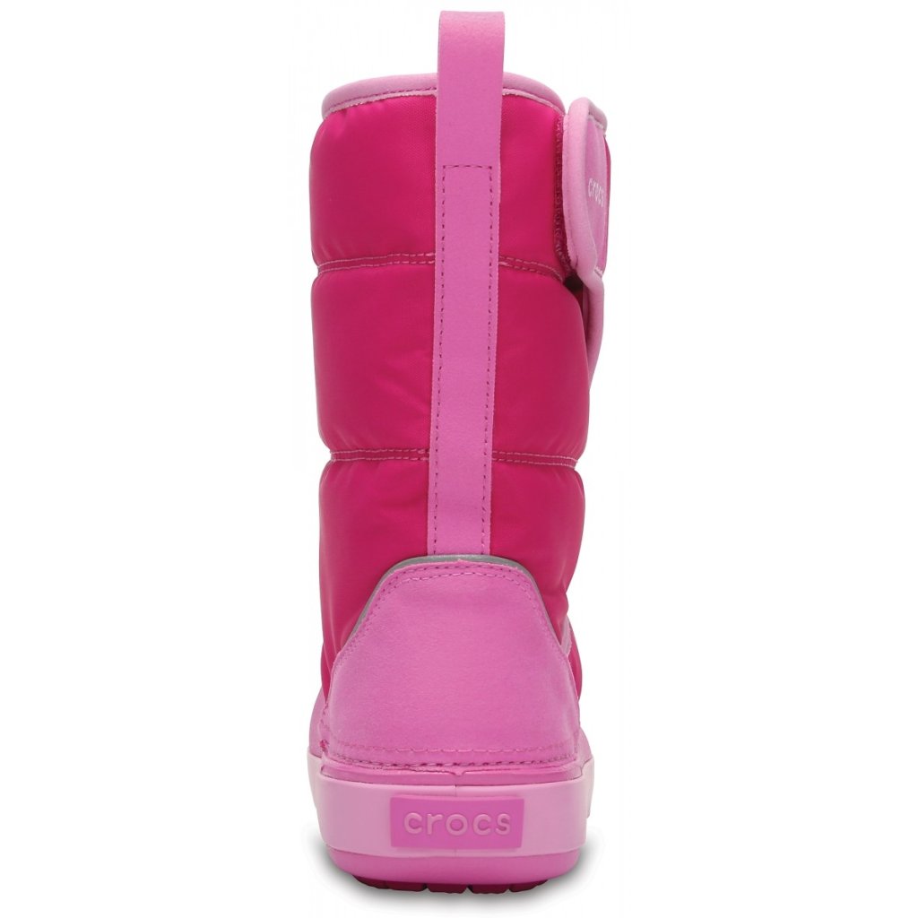 Crocs Lodgepoint Snow Boot Candy Pink/Party Pink Schneestiefel