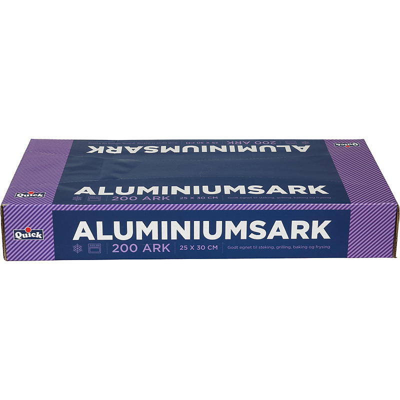 Quick Aluminiumsark 200 stk. 25x30 cm