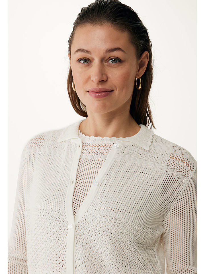 Mexx Cardigan in Weiß günstig kaufen