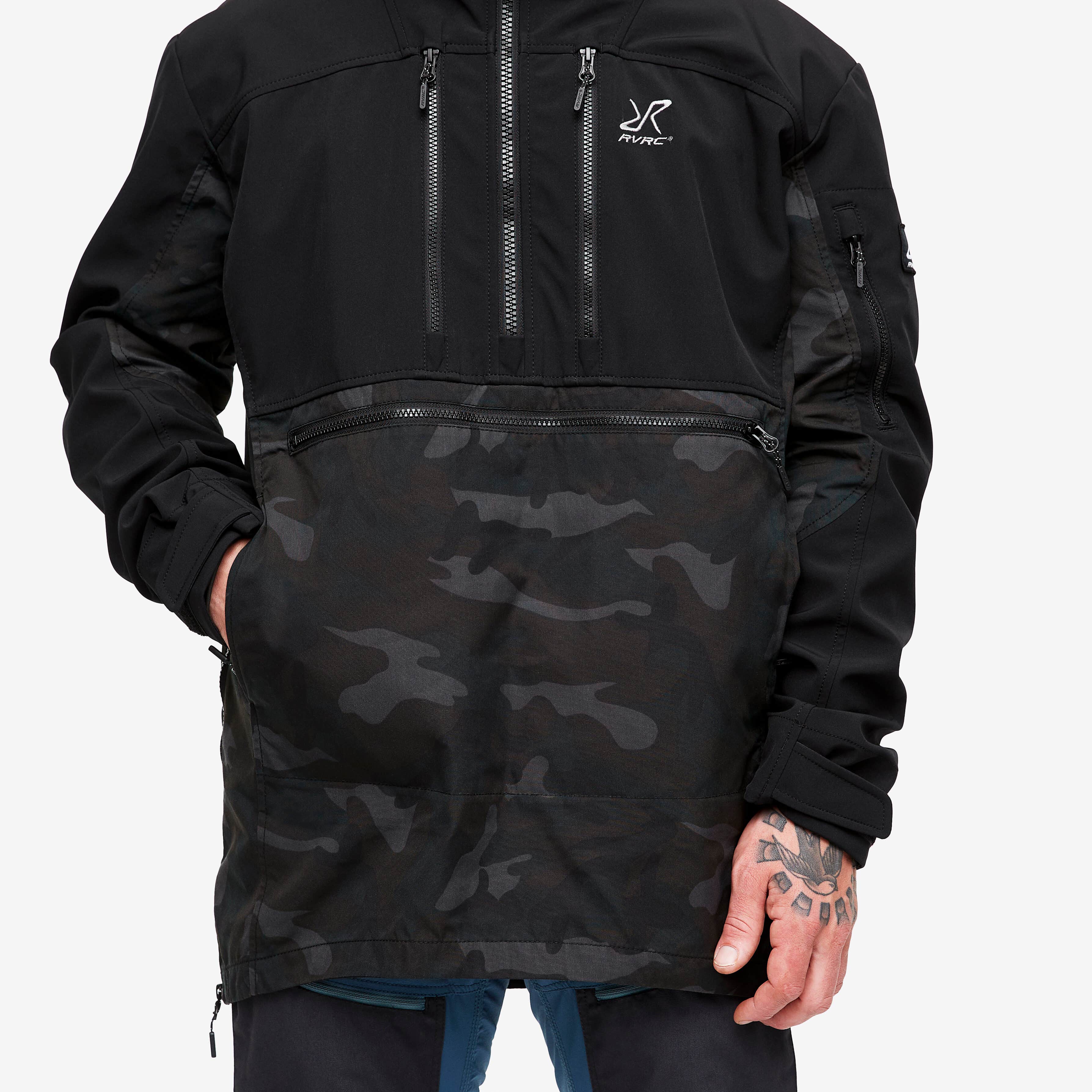 Outdoor Anorak Homme Dark Camo