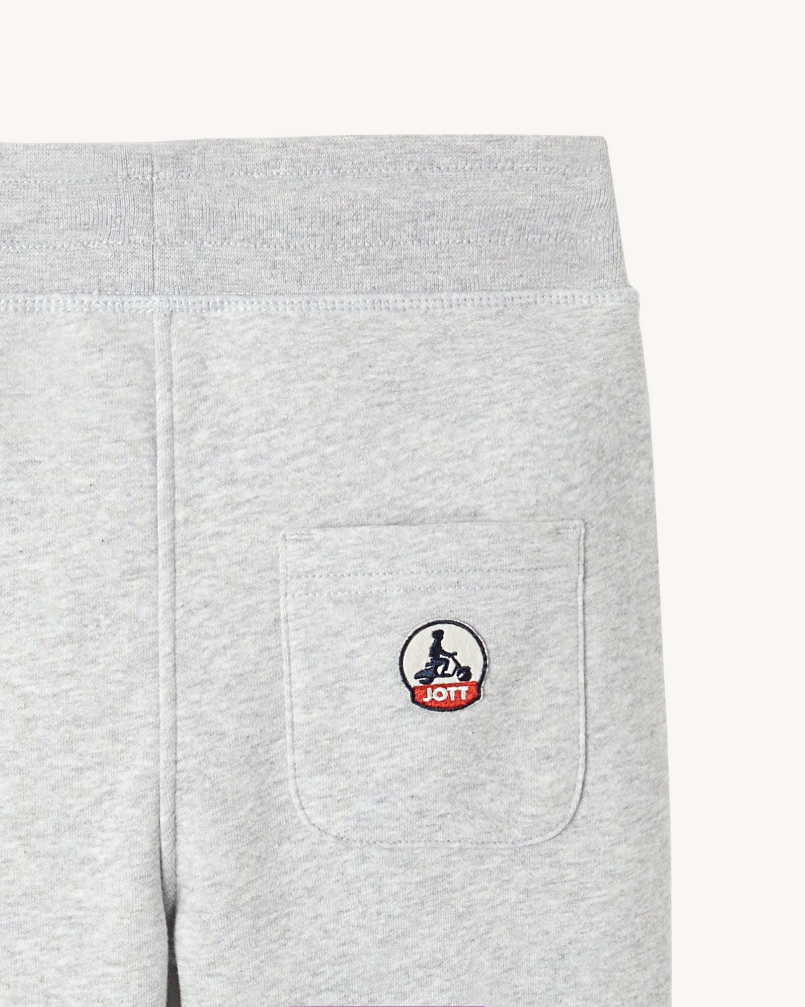 Jogging enfant en coton biologique Gris chiné Arica