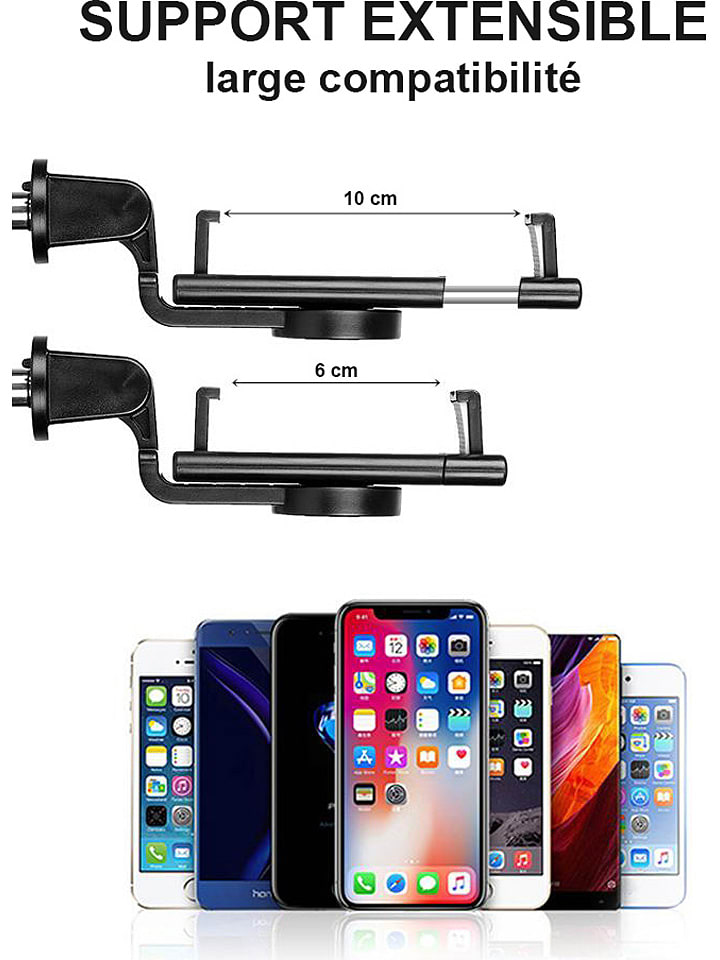 SWEET ACCESS Bluetooth-Mini-Selfiestick in Schwarz günstig kaufen onesize