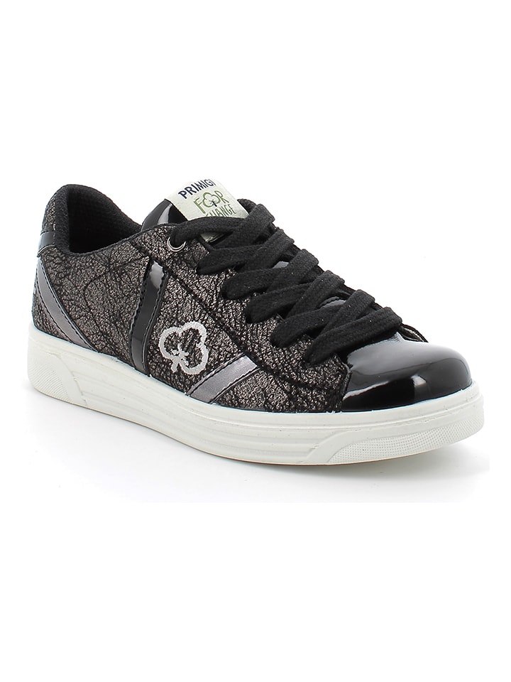 Primigi Leder-Sneakers in Schwarz günstig kaufen