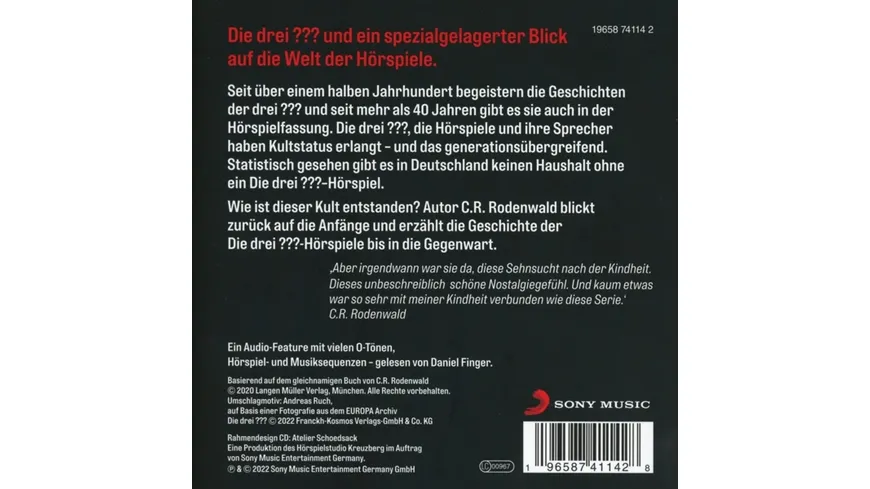 Die drei ??? und die Welt der Hörspiele