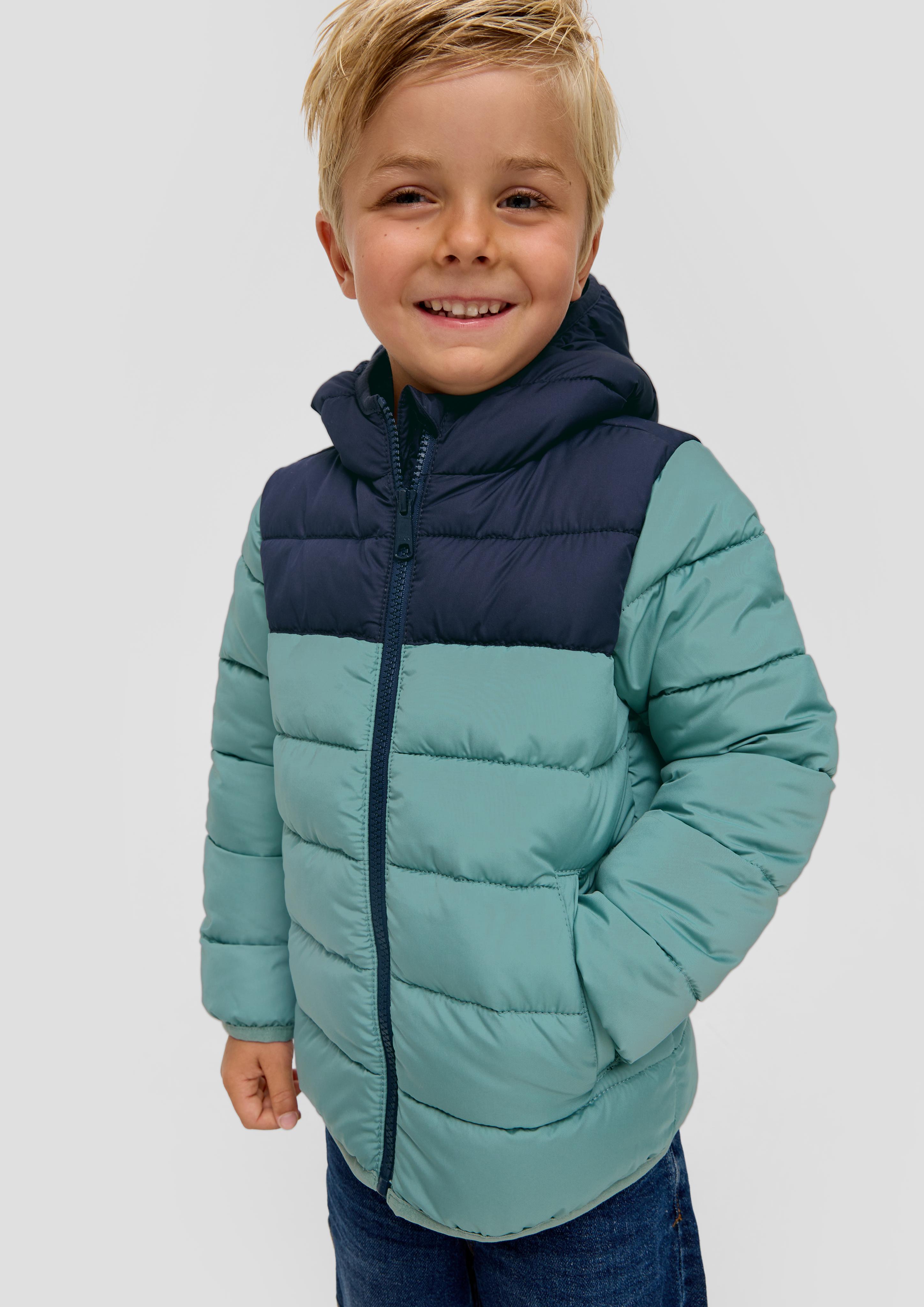 Gesteppte Jacke mit Kapuze  2140435-6554