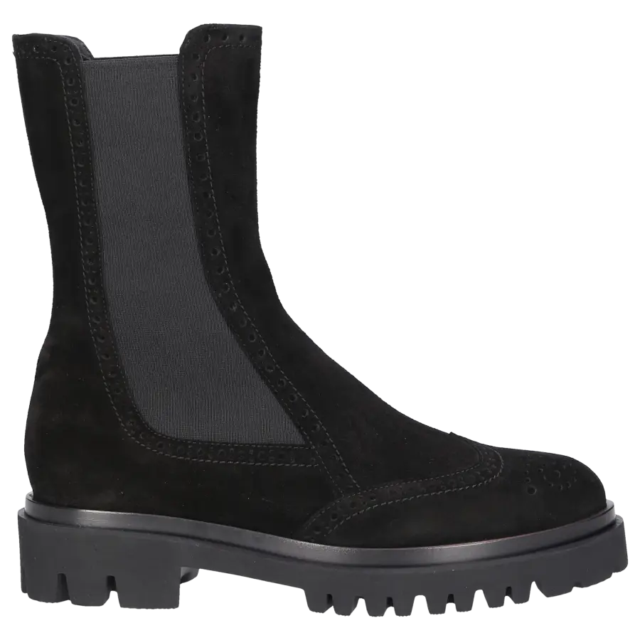 Truman's - Chelsea Boots 9299 Veloursleder - schwarz