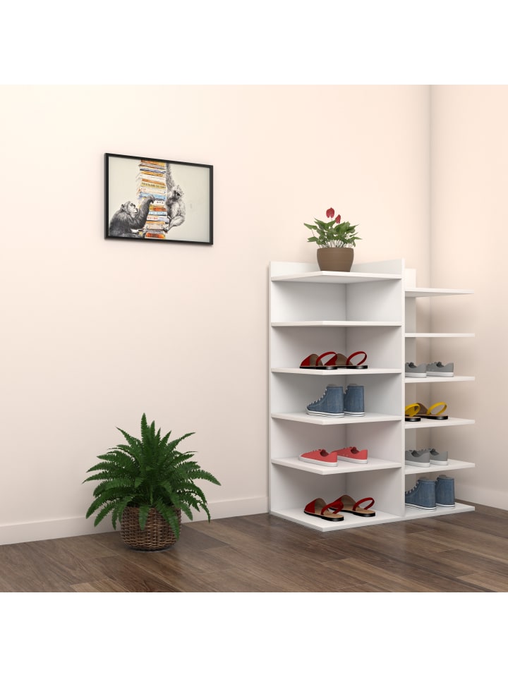 VCM  Schuhregal Schuhschrank Schuhkommode Enosa in Weiß günstig kaufen onesize