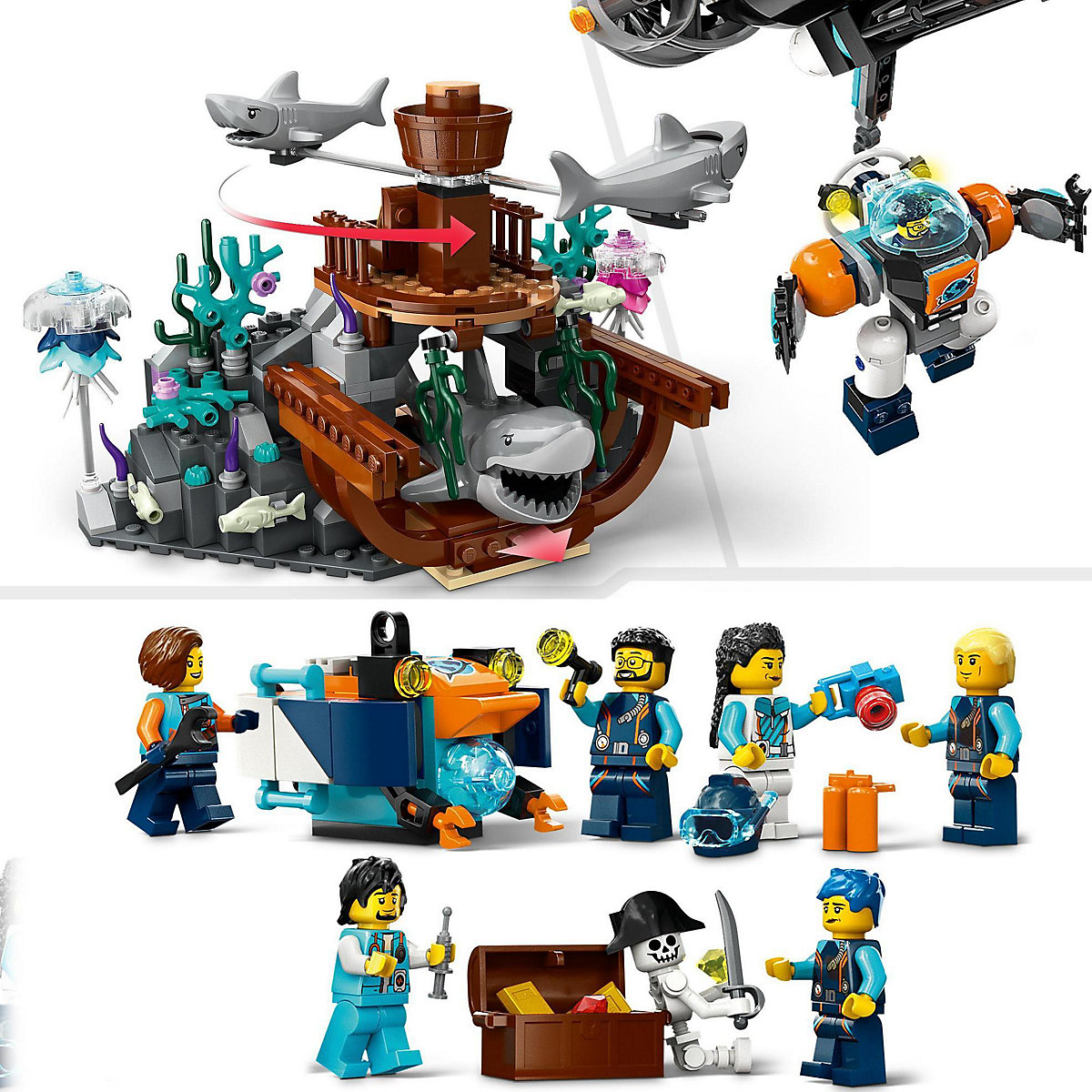 LEGO® City 60379 Forscher-U-Boot